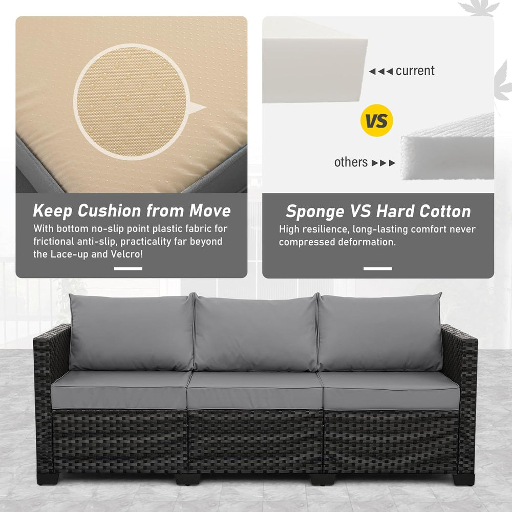 Rattan Star Patio Furniture Outdoor Couch Wicker Outdoor Furniture Patio Couc...
