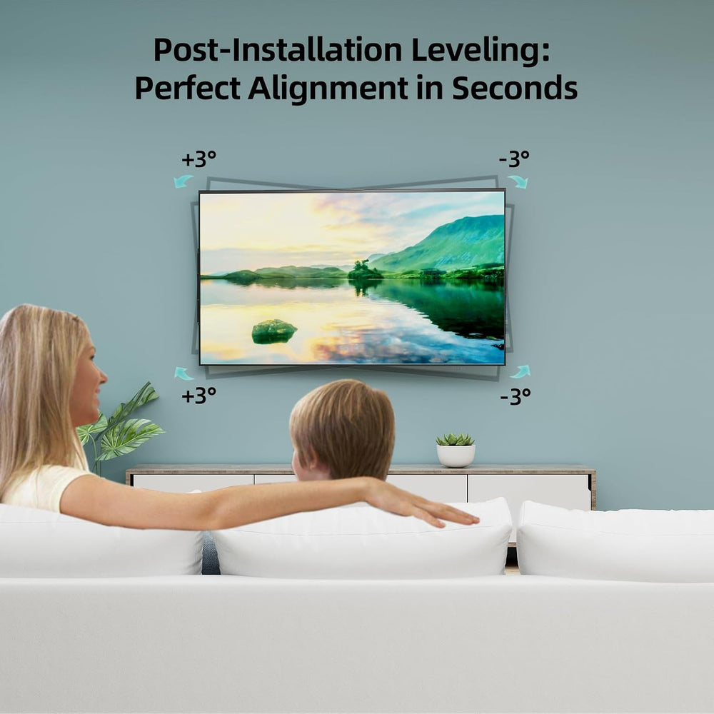 HCMOUNTING Extra Long Arm Full Motion TV Wall Mount for 42–80” TVs | 43” Long...