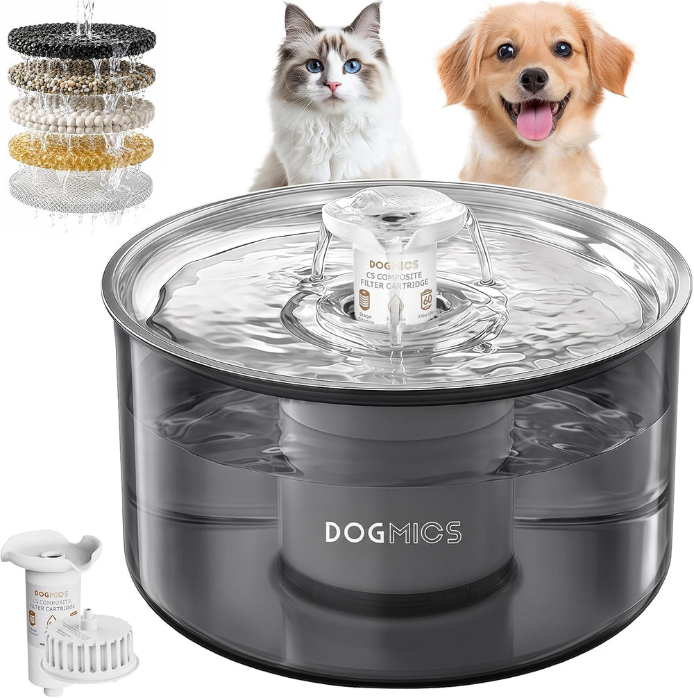 Cat Water Fountain Wastewater Separation 3.8L/128oz Dog Water Fountain