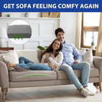 Sofa Couch Cushion Support for Sagging Seats, Trapezoidal 20" x 20" High Density Foam Replacement for Sofa Furniture Seats, Set of 2