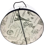 Sarah's Hat Boxes Classic Paris Hat Box – 12.75" x 6.5" (Dia. x Ht.) Handmade in USA – Odorless Non-Toxic Adhesive, Cording Handle – Premium Storage for Hats & Accessories