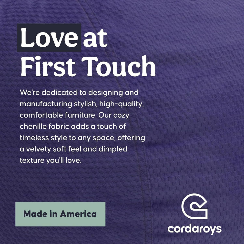 CordaRoy's Chenille Bean Bag Chair, Convertible Chair Folds from Bean Bag...
