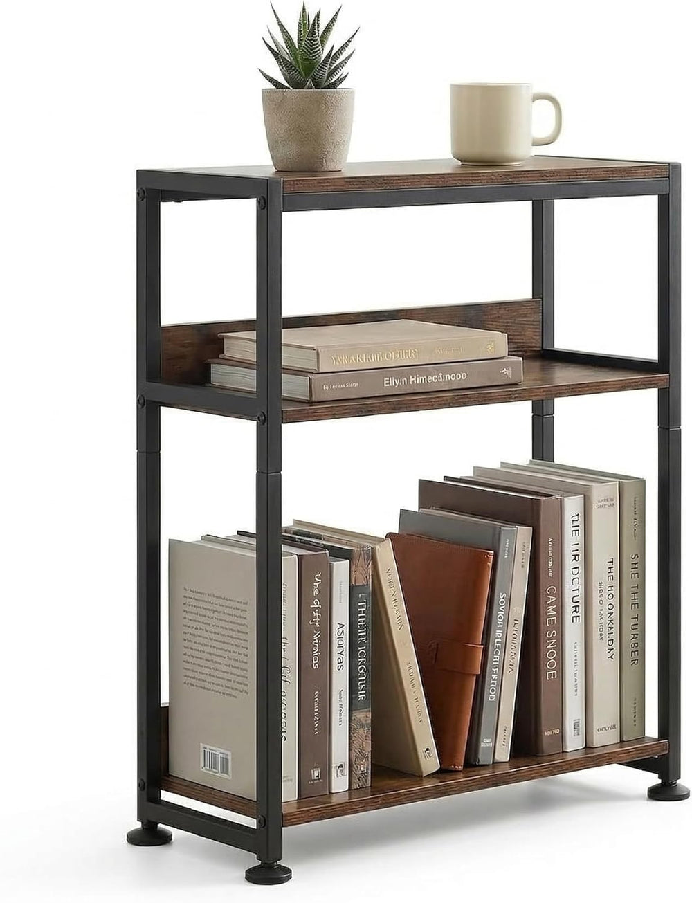 Seydrey 3 Tier End Table with Fabric Drawer, Small Side Table for Small Space...