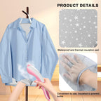 Steamer Board for Clothes with Ironing Glove, Stand for Steaming Clothes, Garment Steamer Pad Portable Ironing Board Included Lint Remover & Storage Bag for Suits Shirts Coats Portable Travel Home Use
