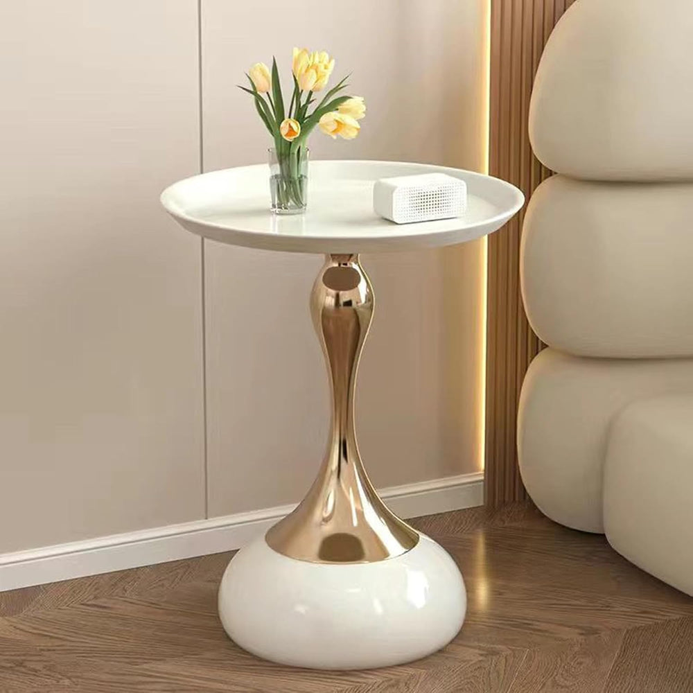 Small Round End Table,Modern Accent Tables,Sofa Tray Side Table,Drink Table f...