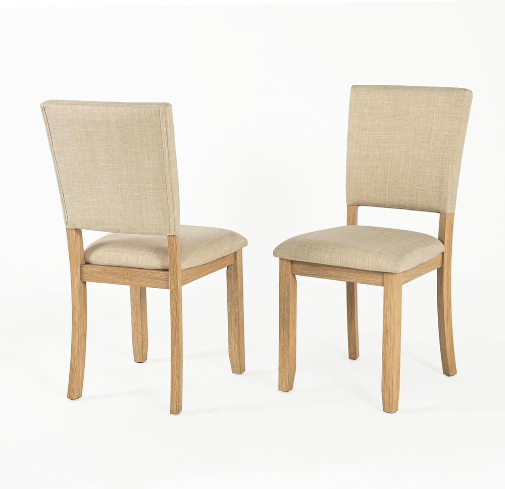 leovanni Rectangle Dining Table Set of 4, 48" Rectangle Kitchen Table an...