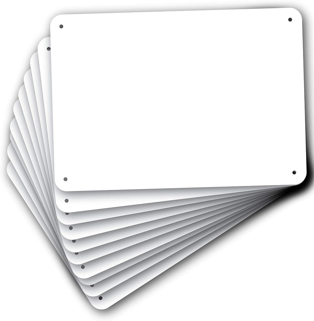 Sign Blanks White 7x10 PVC 2mm (10)