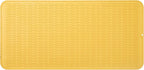 Silicone Dish Drying Mat for Multiple Usage,Easy clean,Eco-friendly,Heat-resistant Silicone Mat for Kitchen Counter or Sink,Refrigerator or Drawer Liner Yellow 5XL 36inches x 18inches