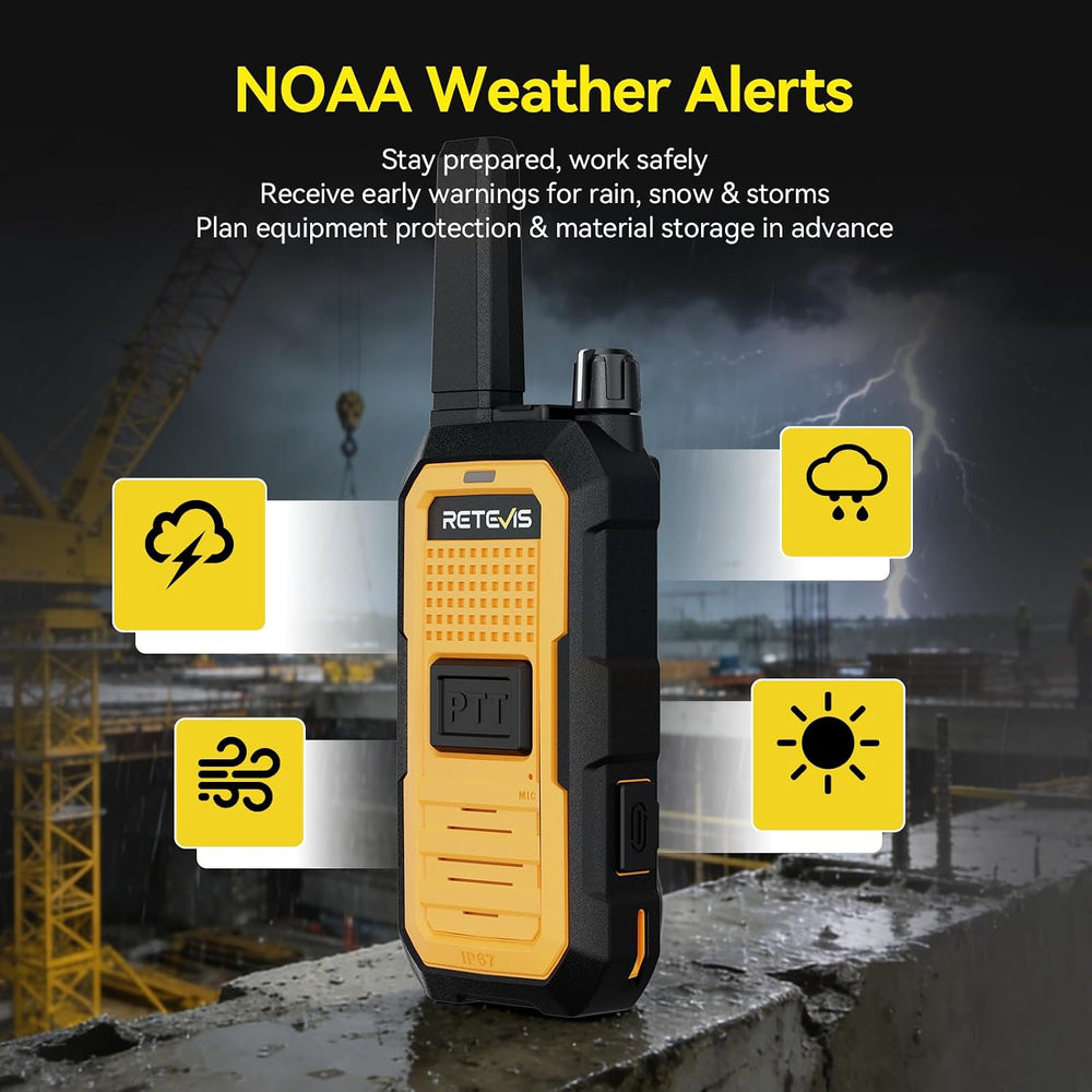 Retevis RB48A IP67 Waterproof Walkie Talkies Long Range Adults