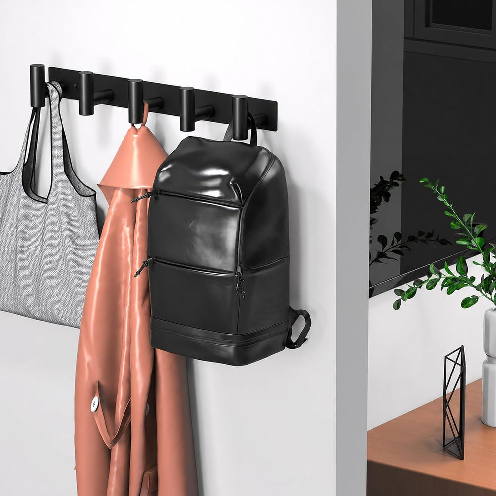 Coat Rack Wall Mounted with 5 Hooks,Heavy Duty Stainless Steel Wall Hooks for...
