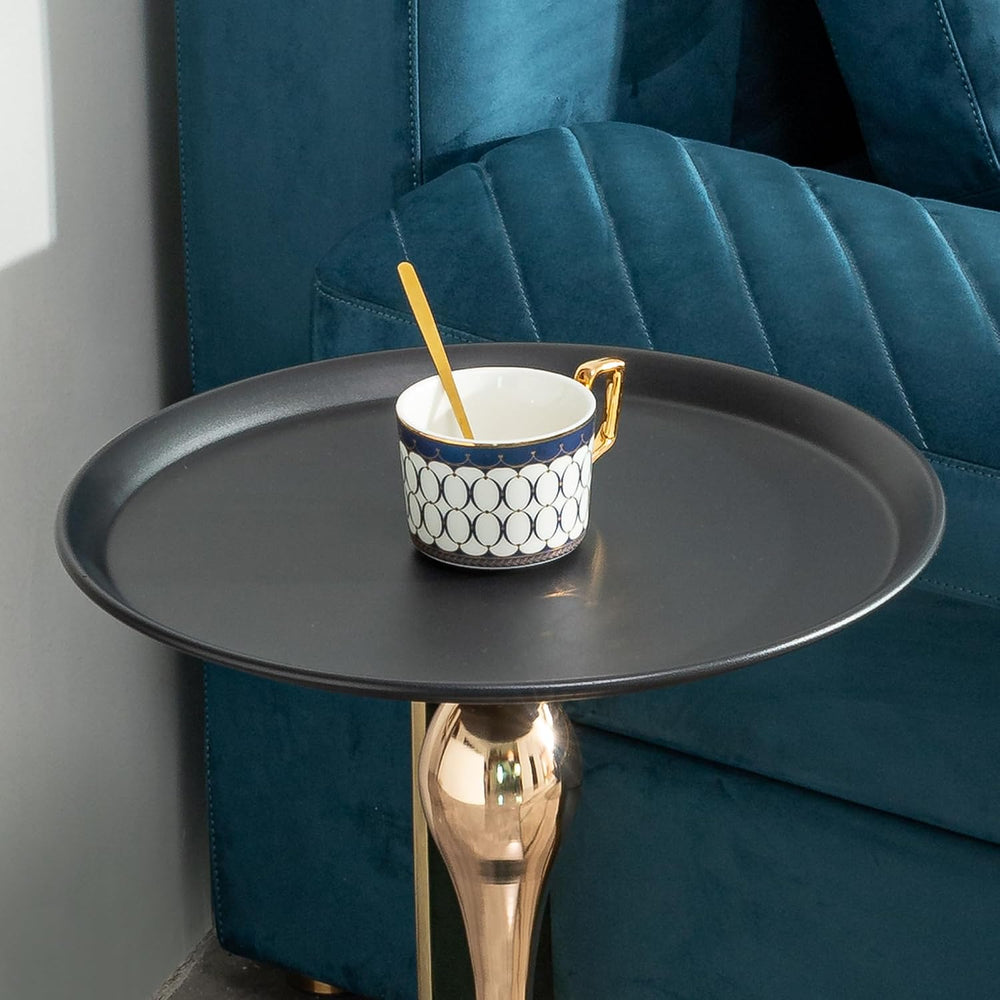End Tables, Small Round Side Table Corner Drink Tables Small Coffee Table Coc...