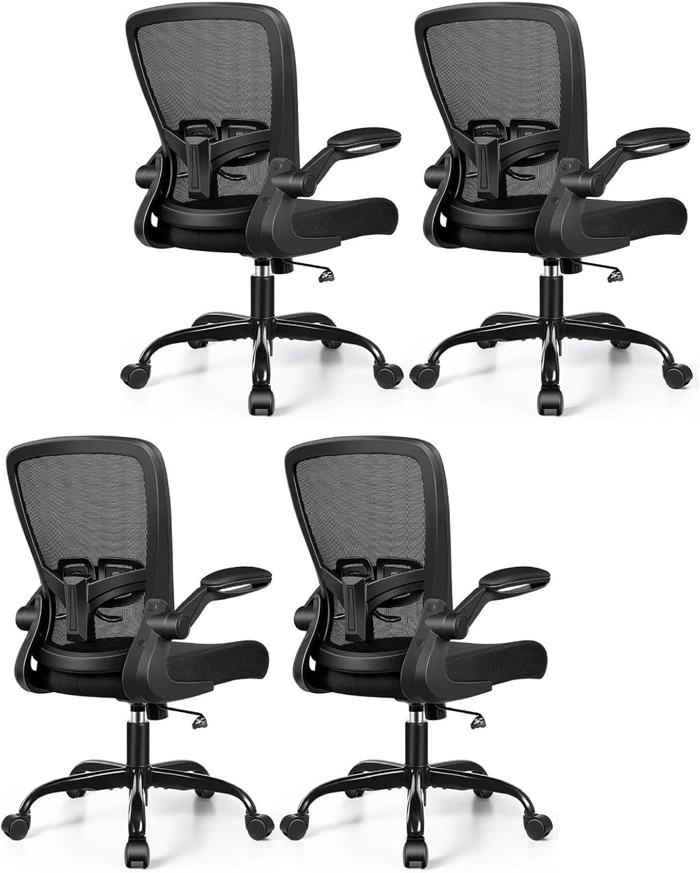 FelixKing Office Chair, Ergonomic Comfy Desk Chair with Flip-up Armrests | Ad...
