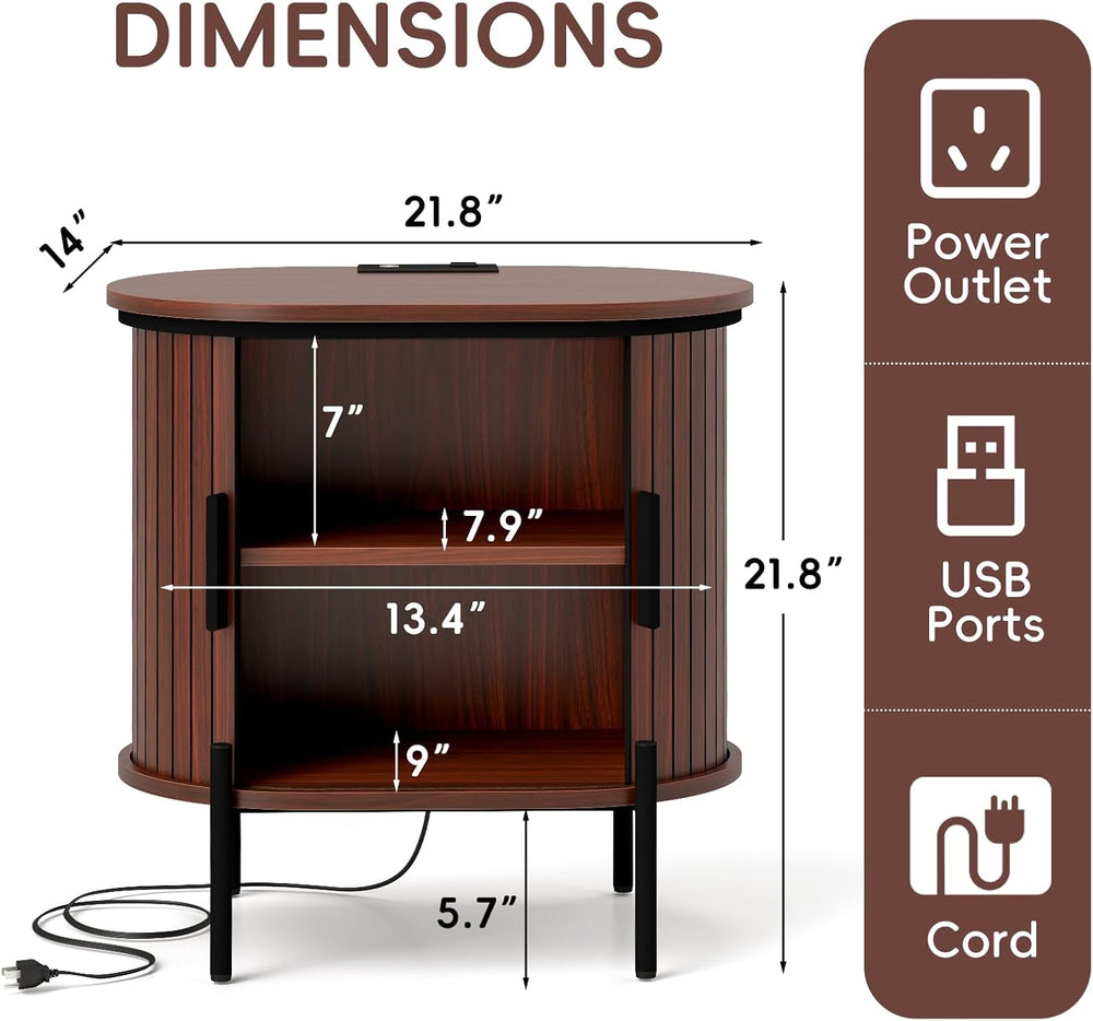 Simore Sideboard Buffet Cabinet with Storage, 47.2" W x 32''H Fl...