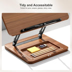 Book Stand for Reading with Light, Book Holders for Reading Hands Free, Adjustable Height & Angle, Fits Cookbook Recipe, Textbook, Kindle,Foldable for Kitchen, Office, School,Gift for Book Lovers