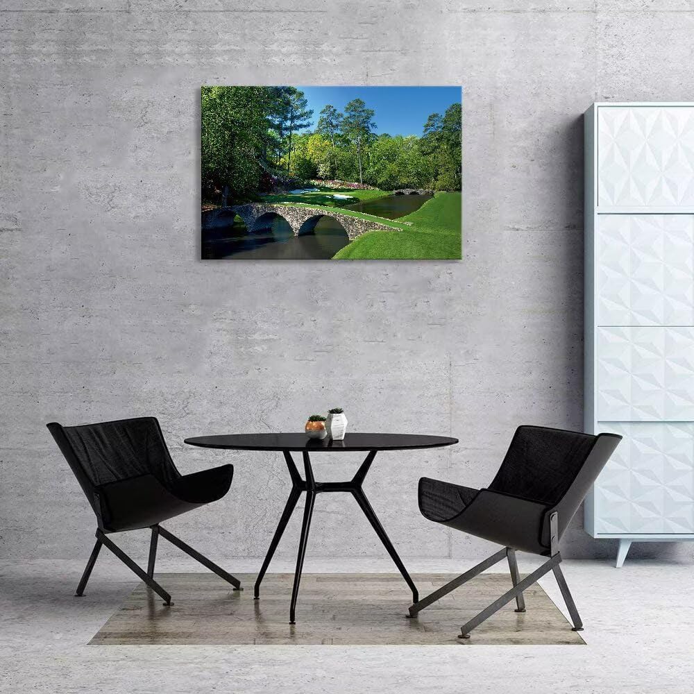 chenchenArt Augusta National Golf Course Wall Art - Augusta Golf Course 12th ...