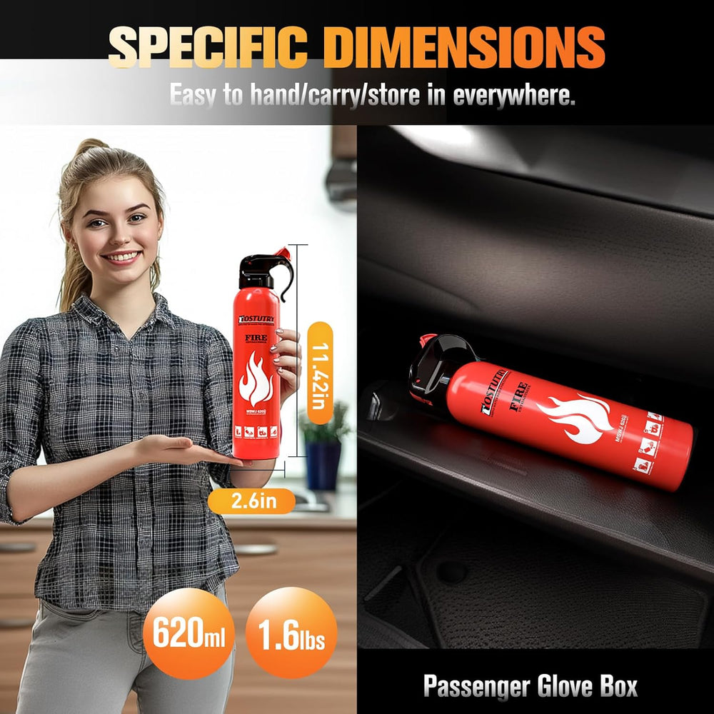 Upgraded 8-IN-1 Fire Extinguisher for Home Vehicle Car Kitchen Boat, Small Fi...