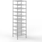 24" Deep x 24" Wide x 86" Height Wire Shelving Kit | 10-Tier | NSF Commercial Storage Rack Unit