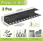 Screwdriver Holder Wall Mount,Heavy Duty Metal Utility Bit Organizer for Screw driver Pliers Drill Bits Small Tools,Screwdriver Organizer Suitable Garages Homes Workshops Sheds (54 holes 2pc)