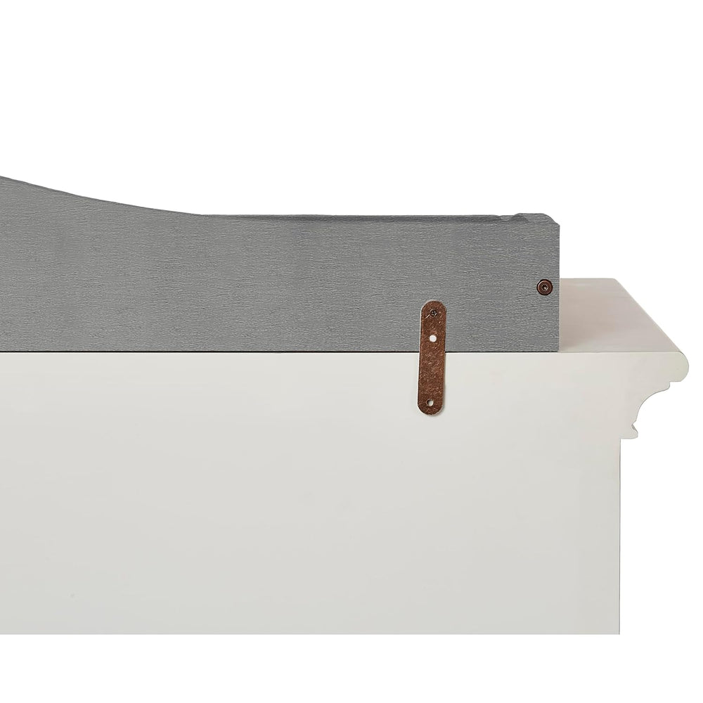 Evolur Universal Collection Changing Tray, Classy, Durable in Rustic Grey