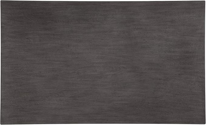 Signature Design by Ashley Bridson Dining Table Set For 6 With Bench, Wood 6‑Piece Kitchen Table And Chairs Set With Upholstered Seats, Transitional Charcoal Gray Dining Room Set For Family Meals