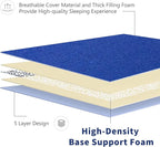 MAXYOYO Japanese Floor Mattress Futon Mattress, 4" Thicken Tatami Mat Sleeping Pad Foldable Roll Up Mat Boys Girls Dormitory Pad Kids Floor Lounger Pillow Bed, Charcoal Grey, Queen Size