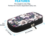 YOUSHARES Insulin Cooler Travel Case - Portable Refrigerated Medicine Case for Insulin Pen, Medication and Diabetic Supplies with 2 TSA Approved Ice Pack