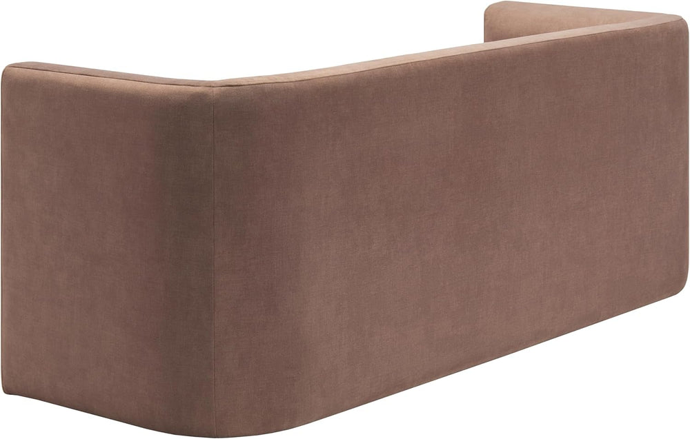 Livabliss Maryann Modern Bench, 24" H x 60" W x 23" D, Clear