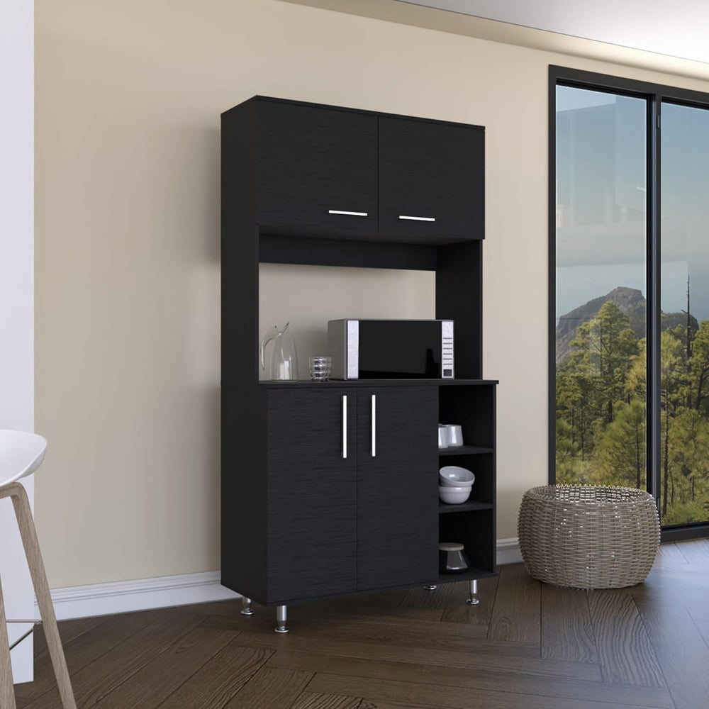37.4" D*15.7" W*70.9" H Kitchen Pantry with 2 Shelves, 2 Doubl...