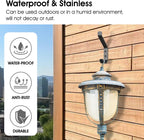 GlazieVault Coat Hooks Wall – Door Hooks (10 Pack) - Heavy Duty Wall Mounted - Premium Design Rust Free Hooks