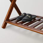 Casual Home Luggage Rack, Walnut (New)