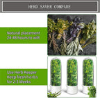 Herb Saver for Refrigerator, Fresh Herbs Lettuce Keeper for Refrigerator, Cilantro Container for Fridge Fres Parsley Mint Leaves Fresh Herb Keeper, Refrigerato Storage for Fresh for 2-3 Weeks