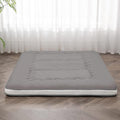Dr.Futon Japanese Floor Futon Mattress Extra Thick Folding Roll Up Bed Topper Mat for Guest,Lounger and Tavel