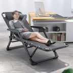 Sun Lounger, Sunbed, Reclining Sun Chair, Folding Garden Lounge Adjustable Backrest, Foldable,