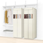 Zilink Clear Garment Bags for Hanging Clothes Garment Storage Bags 54 in | Clear Window, Space Saving, Large Hanging Garment Bag for Closet Storage for Suits, Coats, Dresses, 2 Pack