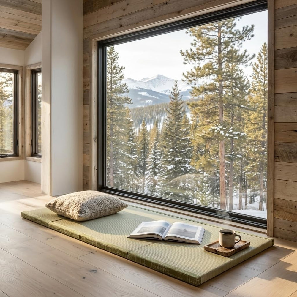 MustMat Tatami Mat Foldable Japanese Floor Mattress 35.4"x78.7"x1.2...