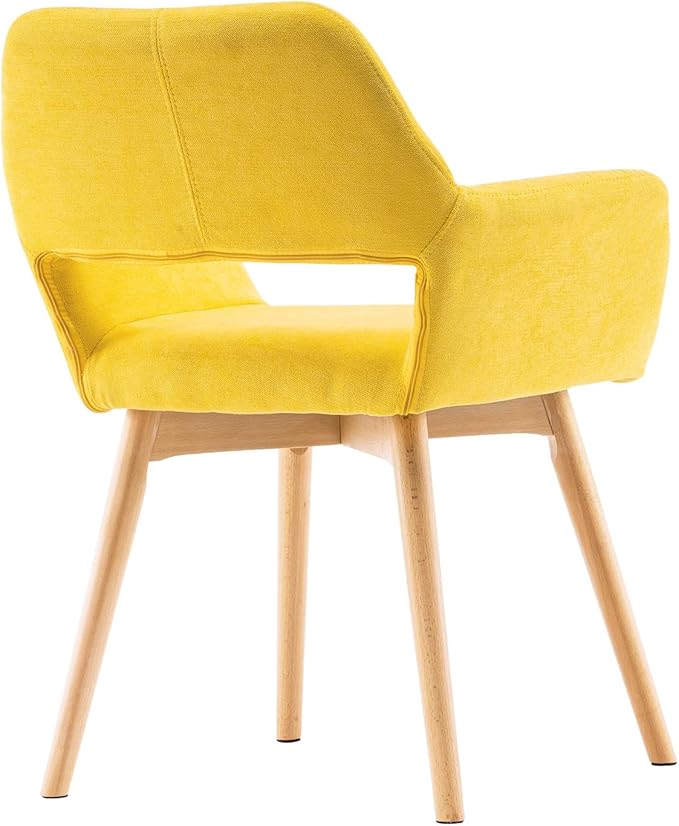 Mid Century Modern Dining Chairs Set of 2 & 4 & 6 Comfy Accent Chair ...