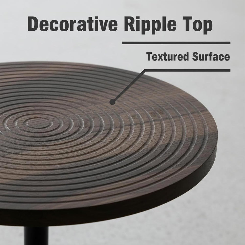 Martini Tables Set of 2, Small Round Drink Tables for Small Spaces, Modern Pe...