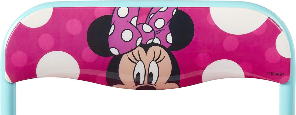 Jakks Pacific Minnie Jr Activity Table Set with One Chairs ,Teal and Red