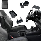 5PCS Center Console Organizer Tray for 2026 2025 2024 2023 Honda CRV Accessories, Armrest Storage Box and Drawer, Armrest Hidden Storage Box, Dashboard Organizer Tray and Cup Holder for Honda CRV