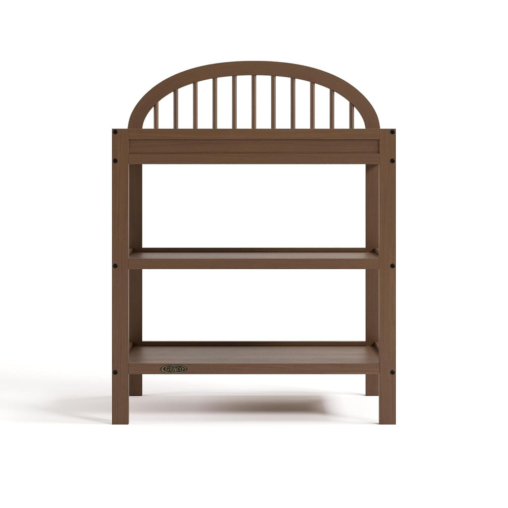 Graco Olivia Changing Table with Water-Resistant Changing Pad, Hazelnut