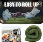 MAXYOYO Japanese Floor Mattress Futon Mattress, 4" Thicken Tatami Mat Sleeping Pad Foldable Roll Up Mat Boys Girls Dormitory Pad Kids Floor Lounger Pillow Bed, Charcoal Grey, Queen Size