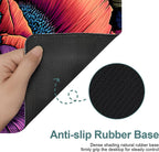 Flower Gaming Mouse Pad 31.5"x11.8"Desk Mat Anti-Slip Rubber Base & Durable Stitched Edges for Gamers Smooth Mouse Writing Surface for Desk Office/Home