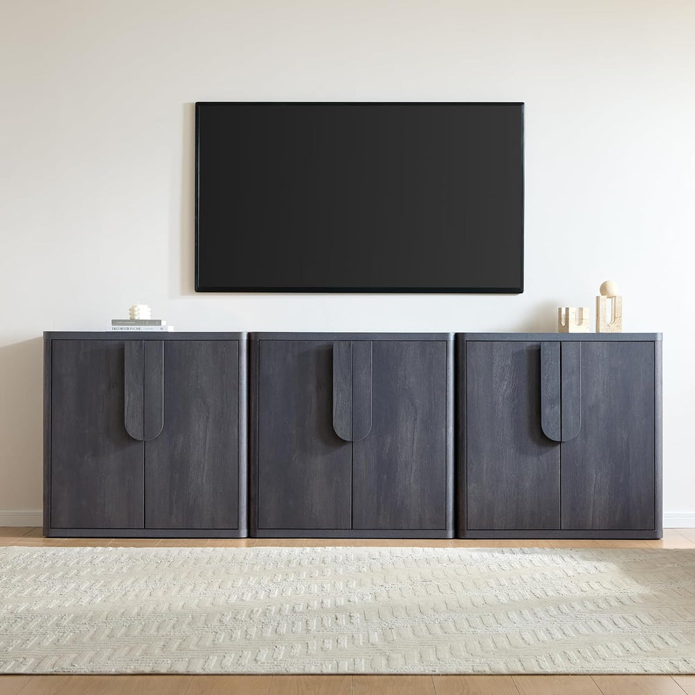 93.42'' Sideboard Buffet Cabinet W/Storage, Modern Accent Cabinets W/...
