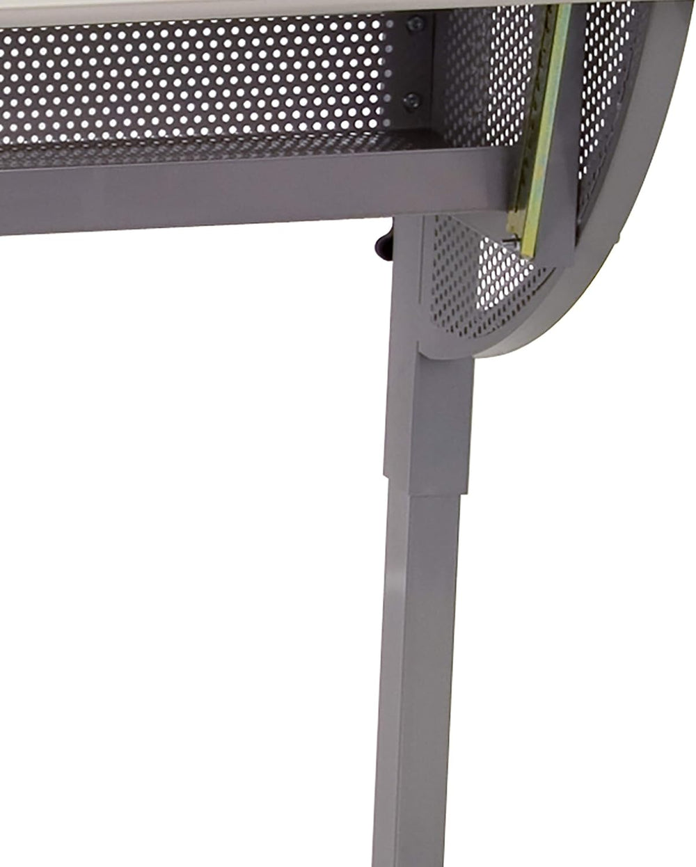 EMMA + OLIVER Adjustable Drawing and Drafting Table with Pewter Frame | Adjus...