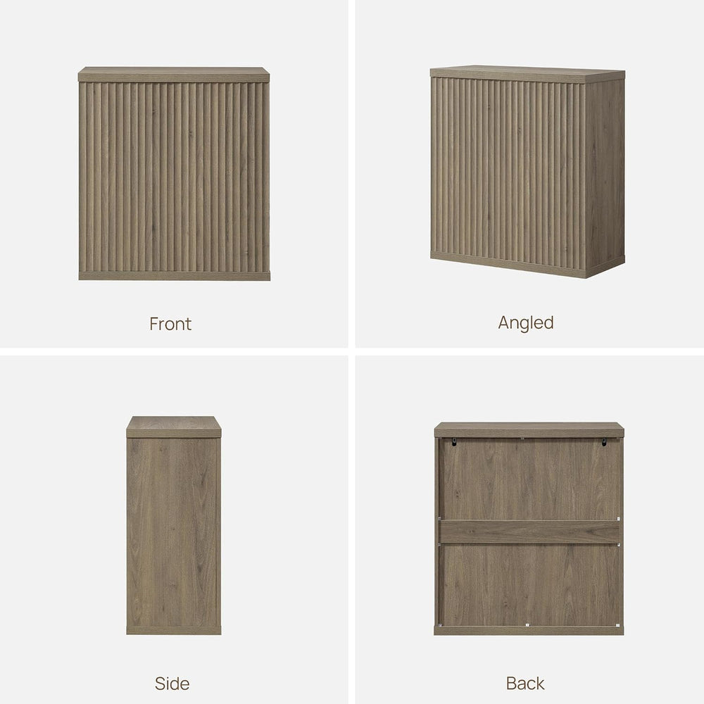 SICOTAS Buffet Cabinet with Storage Sideboard Cabinet with Doors & Shelve...