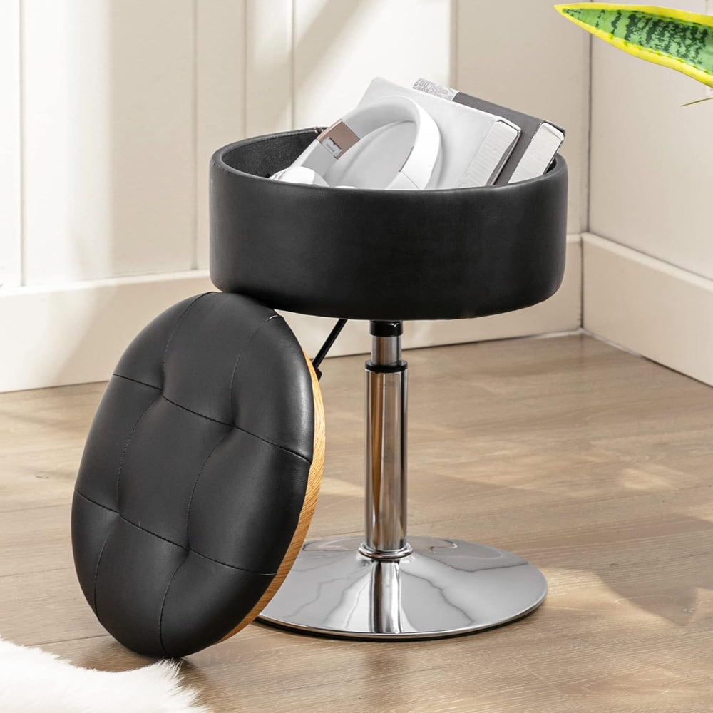 LUE BONA 360°Swivel Vanity Stool Chair for Makeup Room, Height Adjustable Sto...