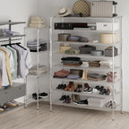 24" Deep x 60" Wide x 86" Height Wire Shelving Kit | 8-Tier | NSF Commercial Storage Rack Unit