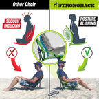 STRONGBACK Beach Chairs - Low Gravity Portable Beach Chair | 0