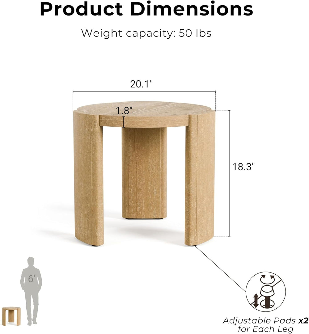 Furniture of America Carys Modern Solid Wood 2-Piece Coffee Table and End Tab...