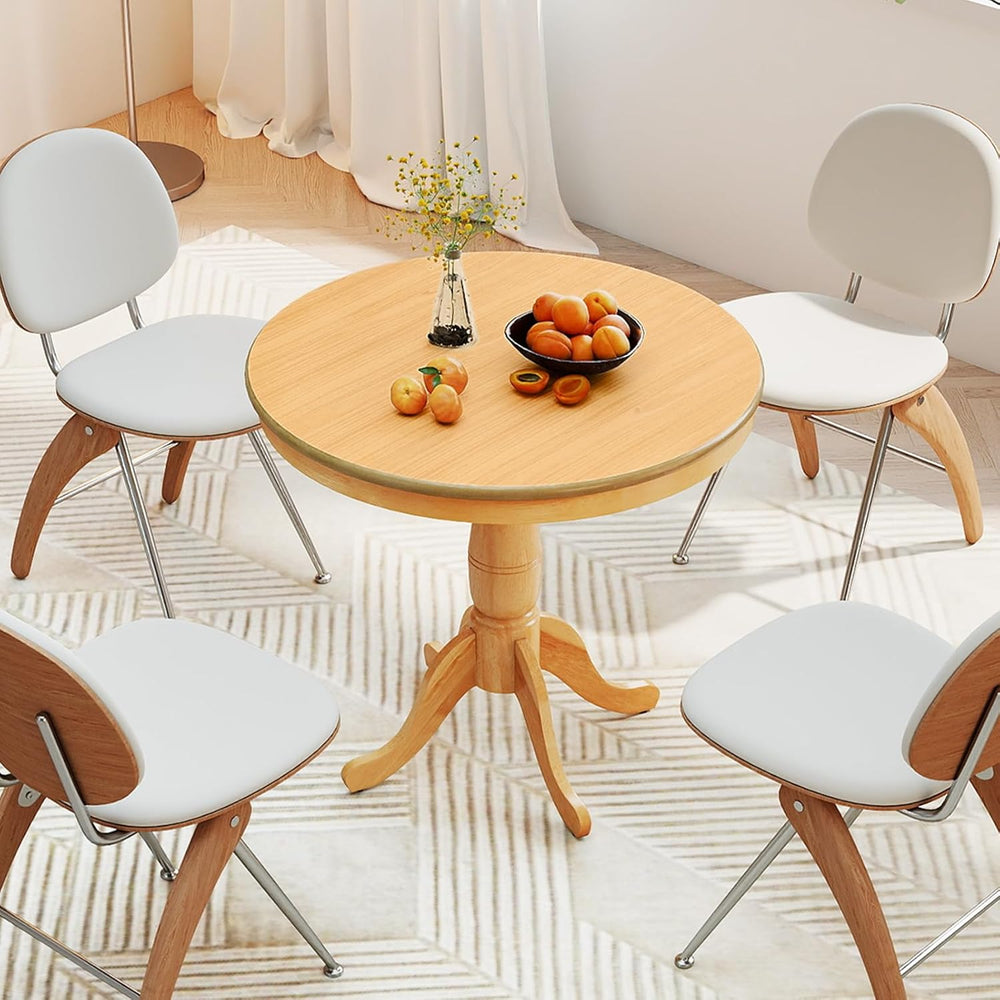 Giantex Round Dining Table for 2-4 People, 32" D X 30" H Wooden Kit...
